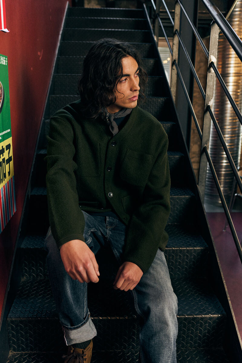 VESTE SEIJI DEEP GREEN