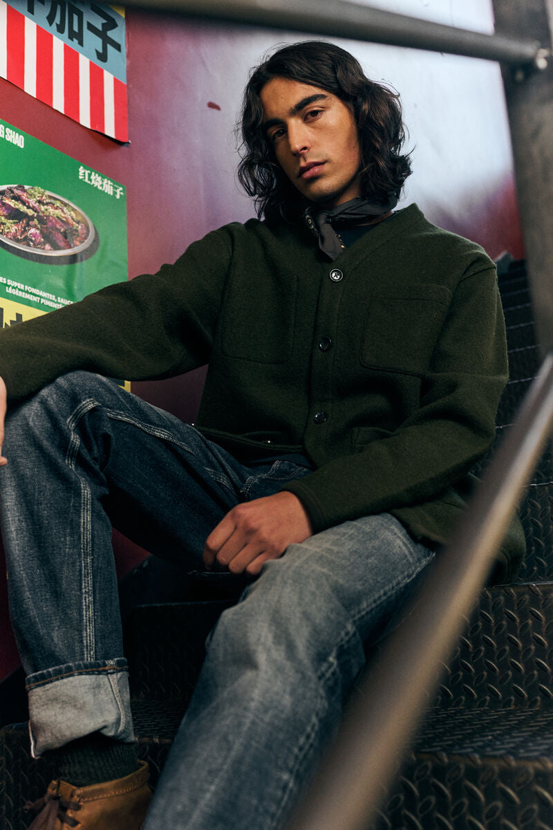 VESTE SEIJI DEEP GREEN