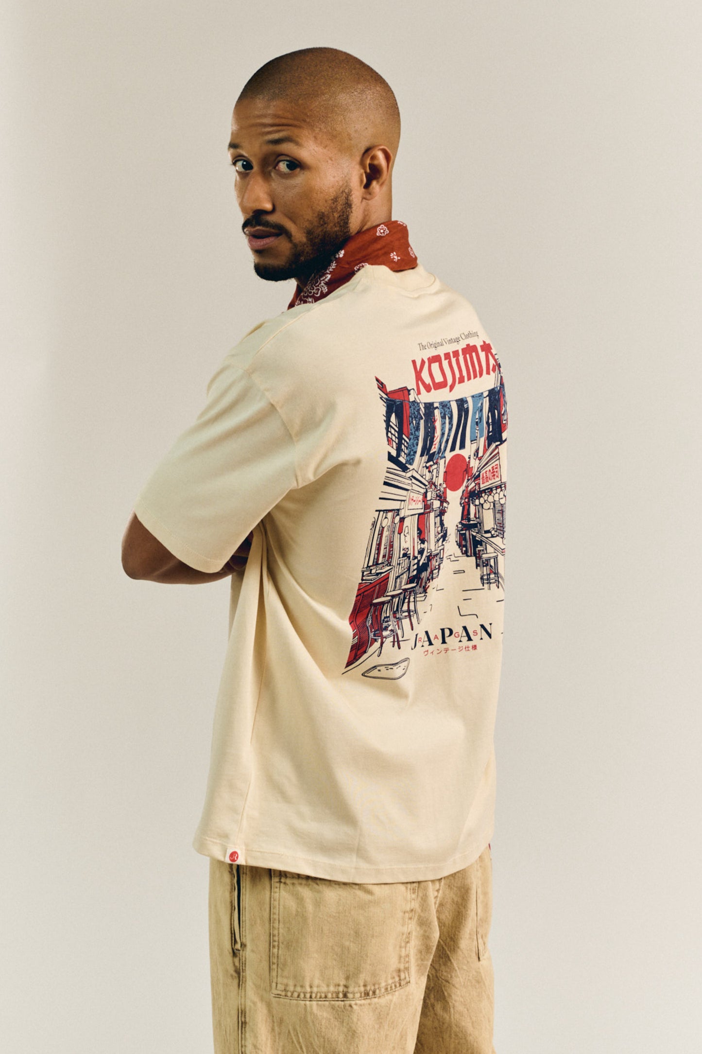 T-SHIRT KOJIMA CHALK