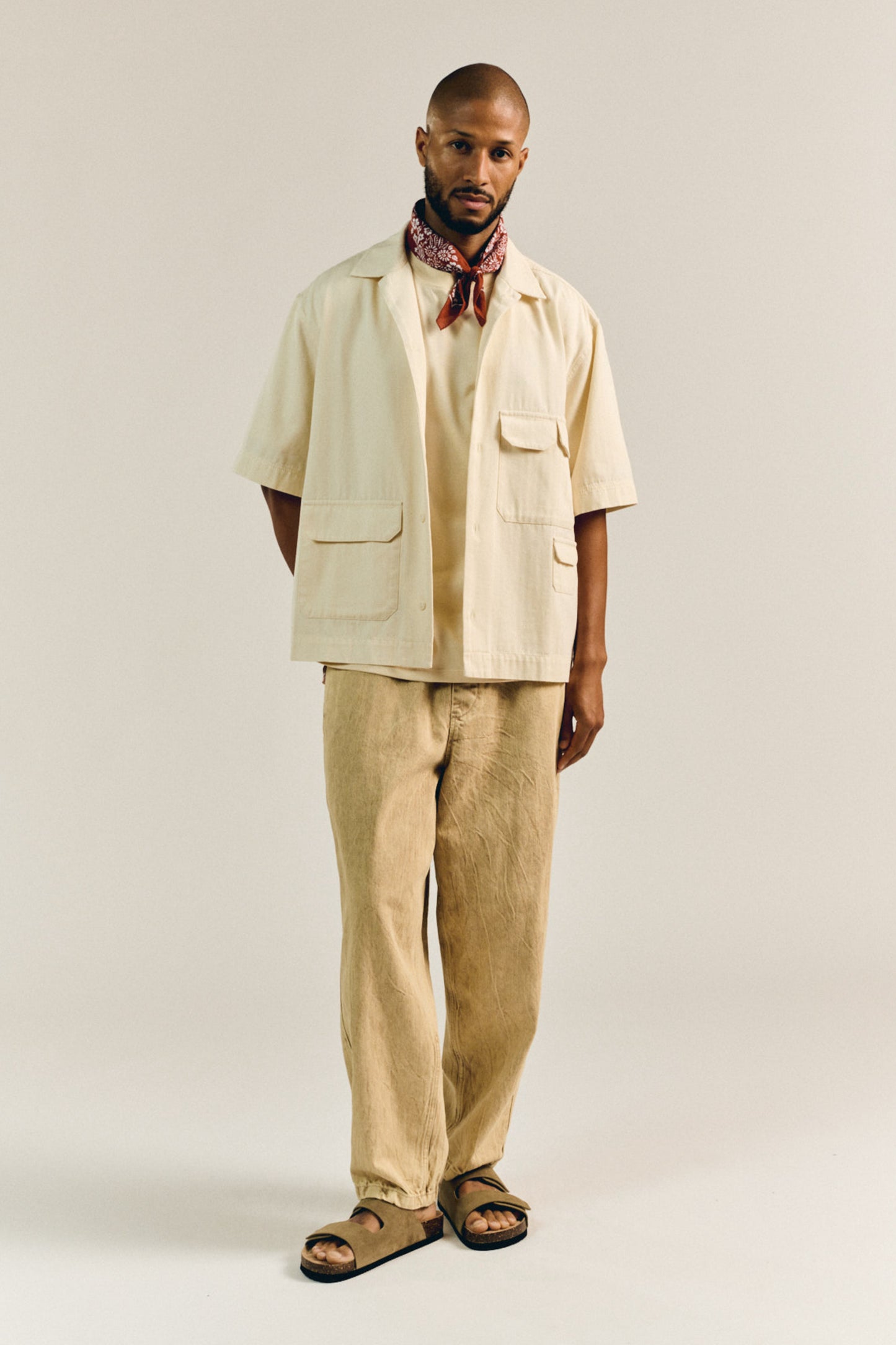 CHEMISE TAHAR CHALK