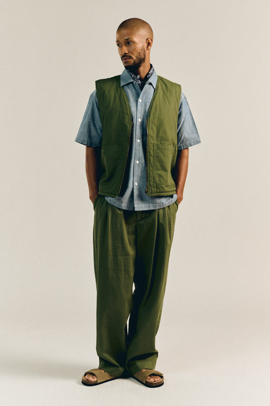 VESTE SANS MANCHE ISHIRO KAKI